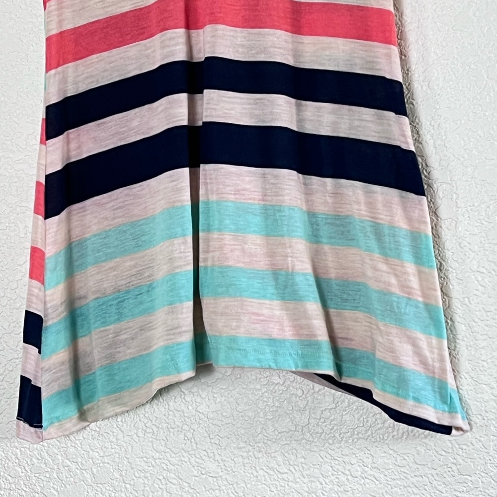 Lavish Maternity | Striped burnout tank top loose fit size small - Picture 2 of 7